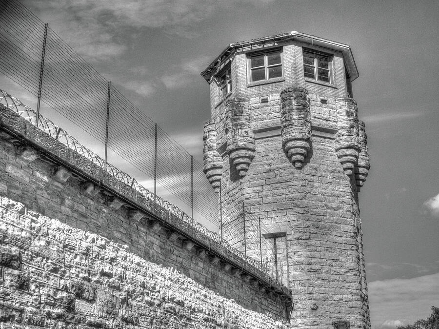 Timeworn Tower at Joliet Prison Photograph by Kristia Adams Timeworn Tower at Joliet Prison Photograph by Kristia Adams
