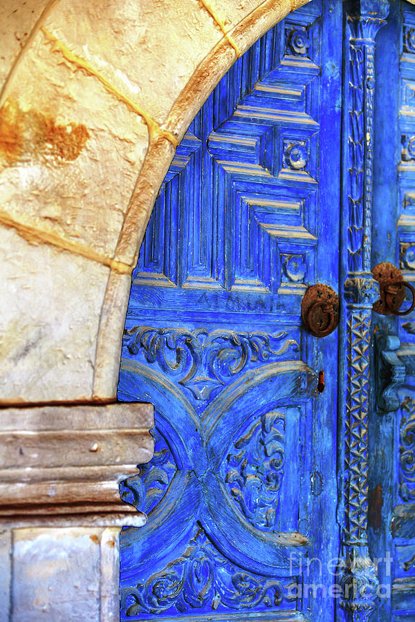 Timios Stavros Monastery Door in Cyprus Photograph by John Rizzuto