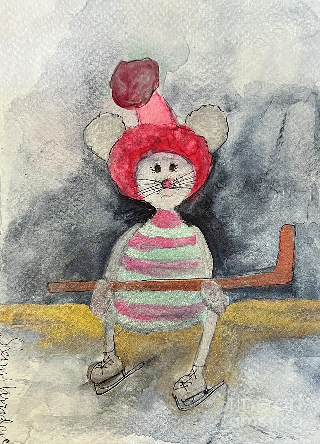Timmy Mouse Painting by Sherry Harradence