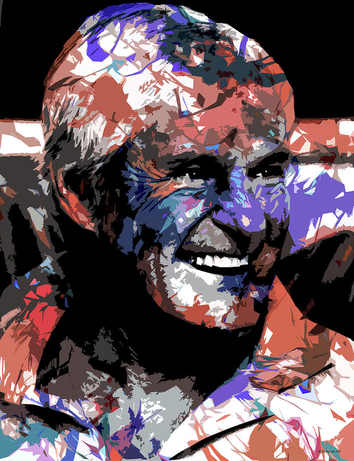 Timothy Leary psychedelic portrait Digital Art by Stars on Art