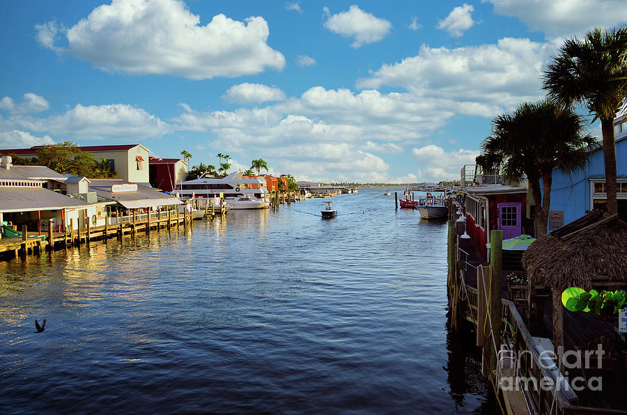 Tin City Waterfront Naples Florida  Photograph by Elaine Manley