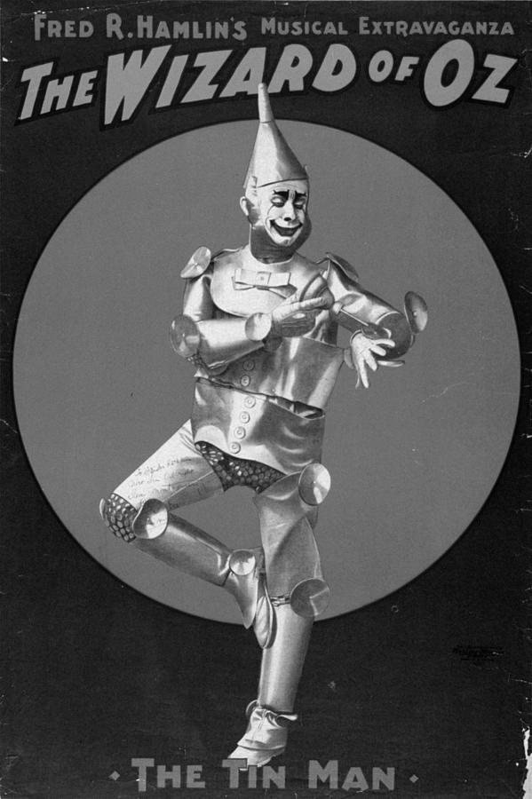 Tin Man from The Wizard of Oz in mono Photograph by Steve Kearns