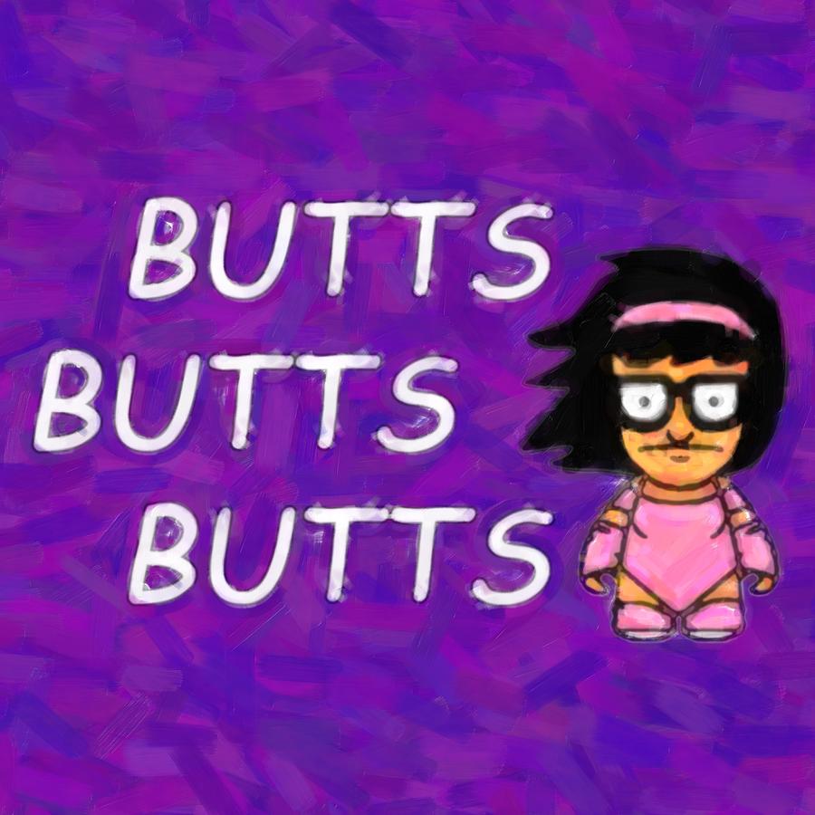 Tina Butts Butts Butts Fan Art Drawing By Darrell Foster Fine Art America