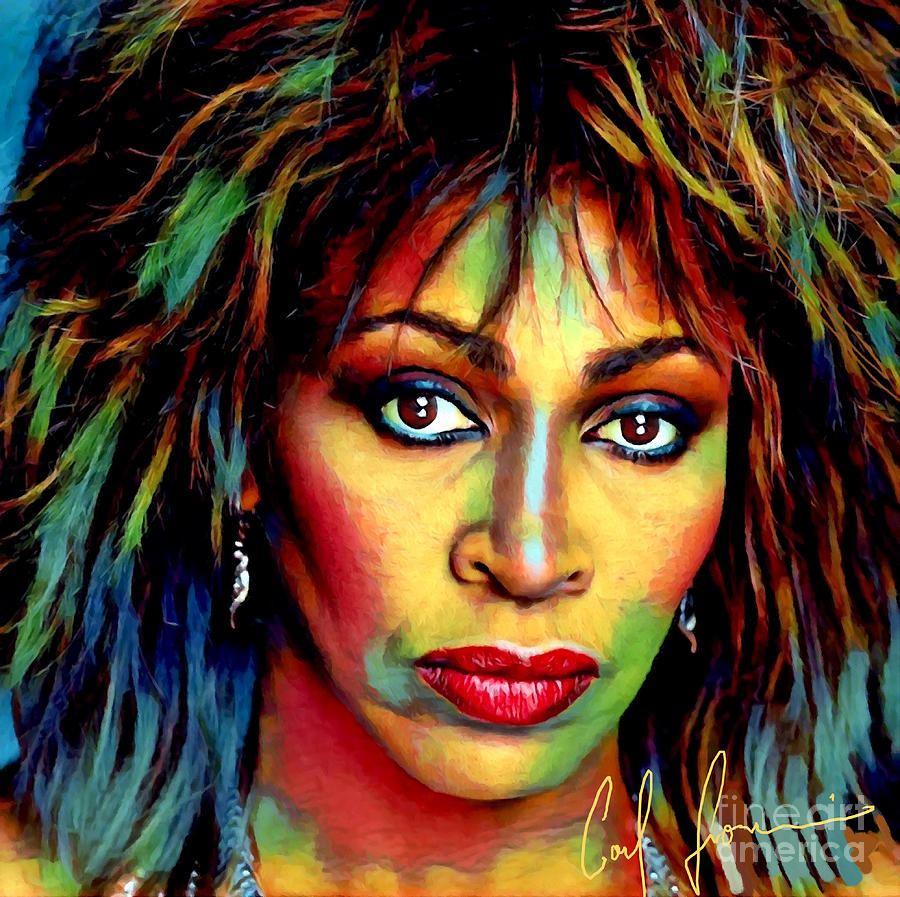 Tina Turner Digital Art by Carl Gouveia - Fine Art America