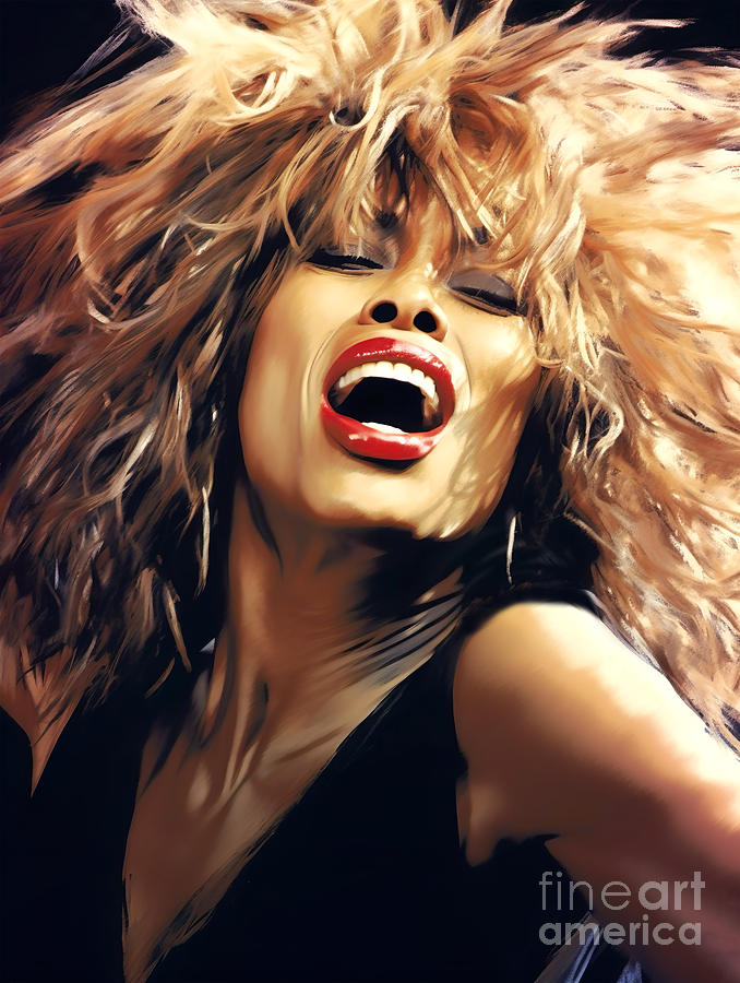 Tina Turner Painting - Tina Turner by Mark Ashkenazi