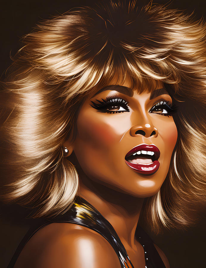 Tina Turner Digital Art by Mauricio Sobalvarro - Fine Art America