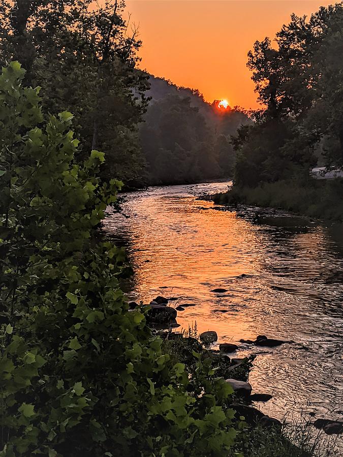 Tinkers Creek Sunrise Photograph by Brad Nellis