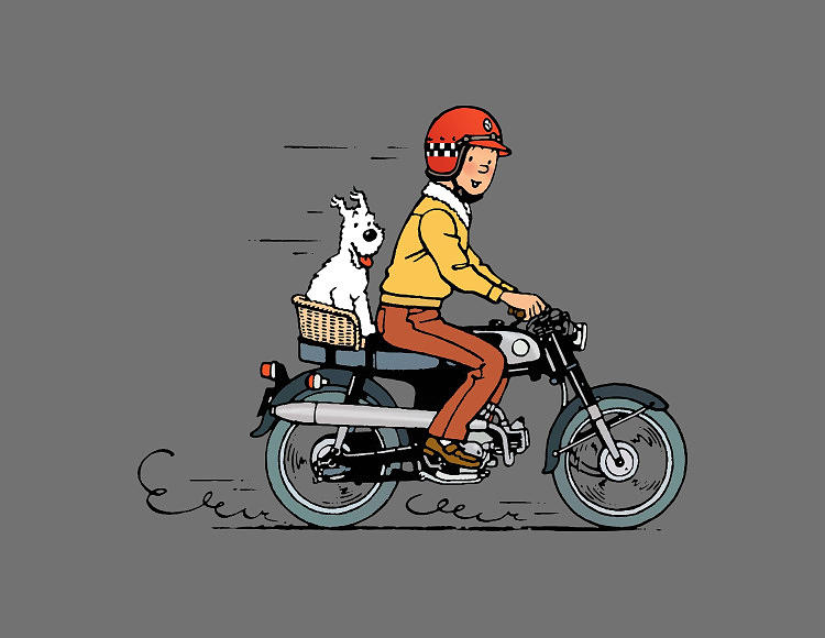 Tintin yellow Painting by David Lee | Pixels