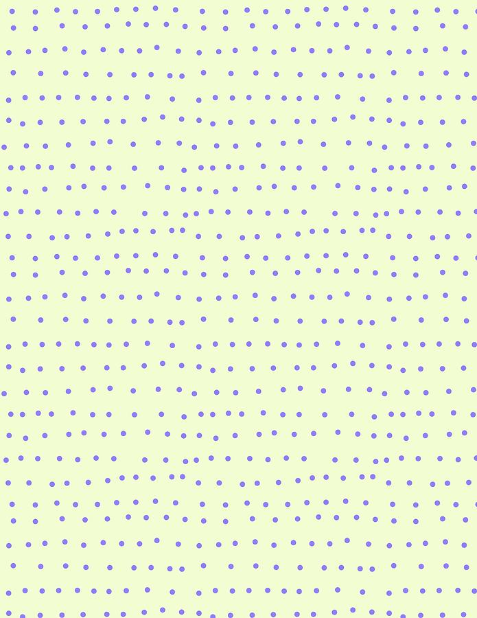 Tiny Purple Purple Polka Dots On Cream  Digital Art by Ashley Rice