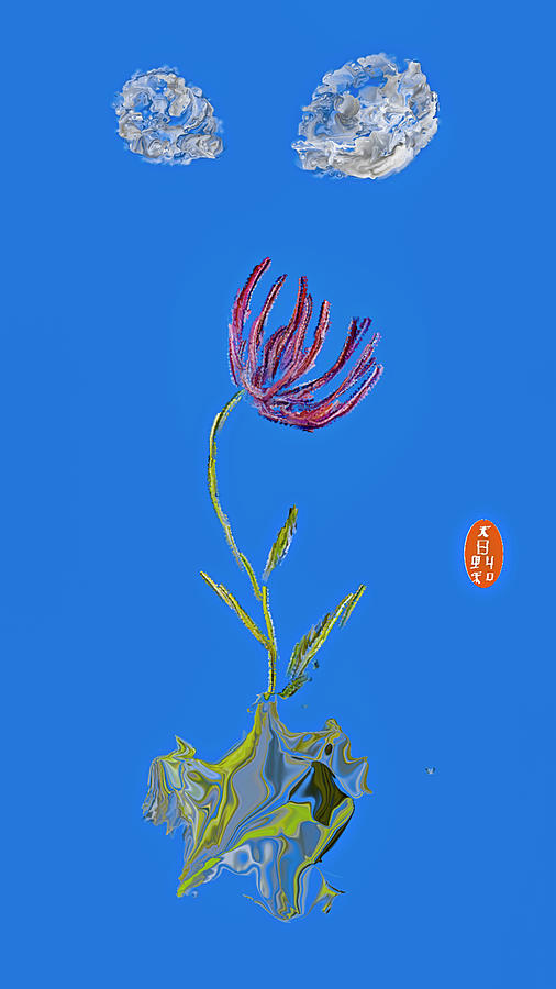 Tiny red petals #j6 Digital Art by Leif Sohlman
