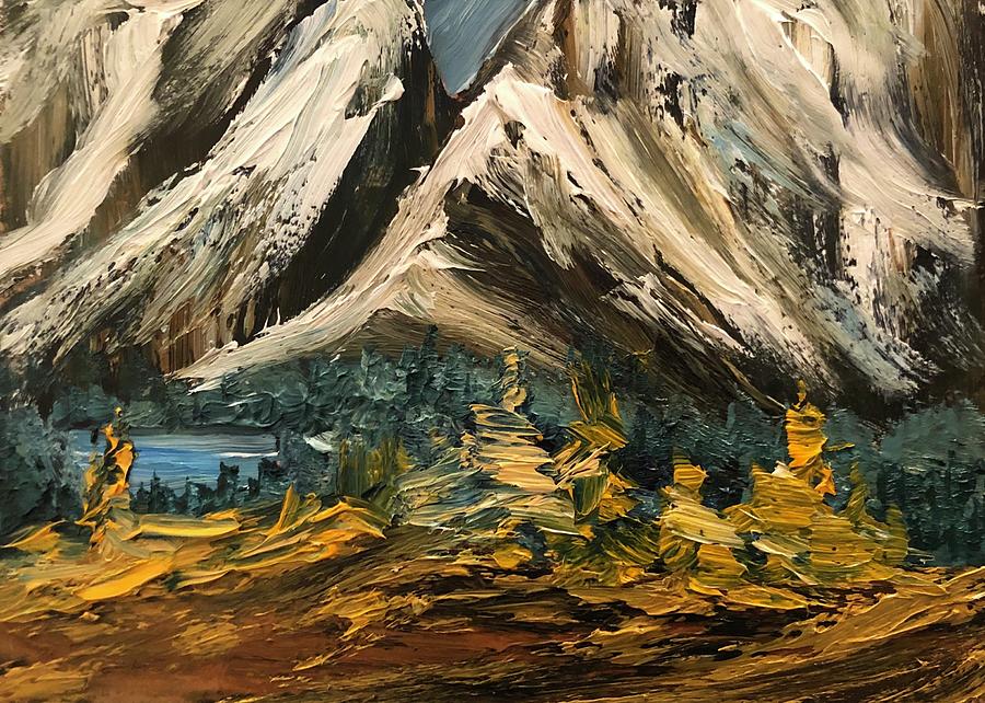 TinyTamaracks Banff Painting by Desmond Raymond