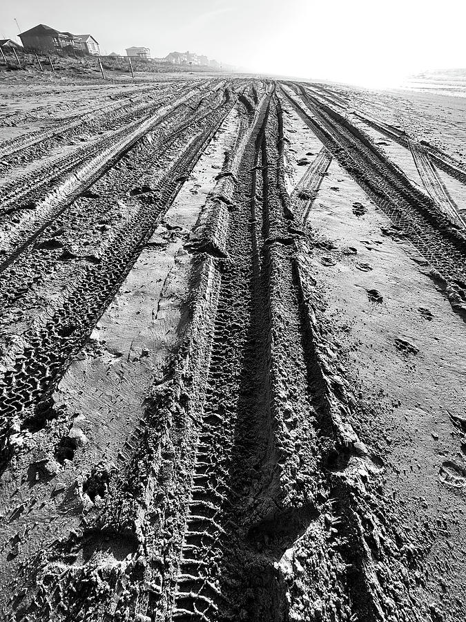 Tire Tracks Photograph
