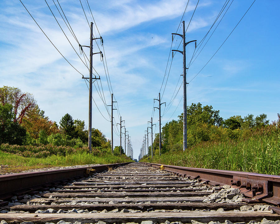 Tired Railroad Tracks Photograph