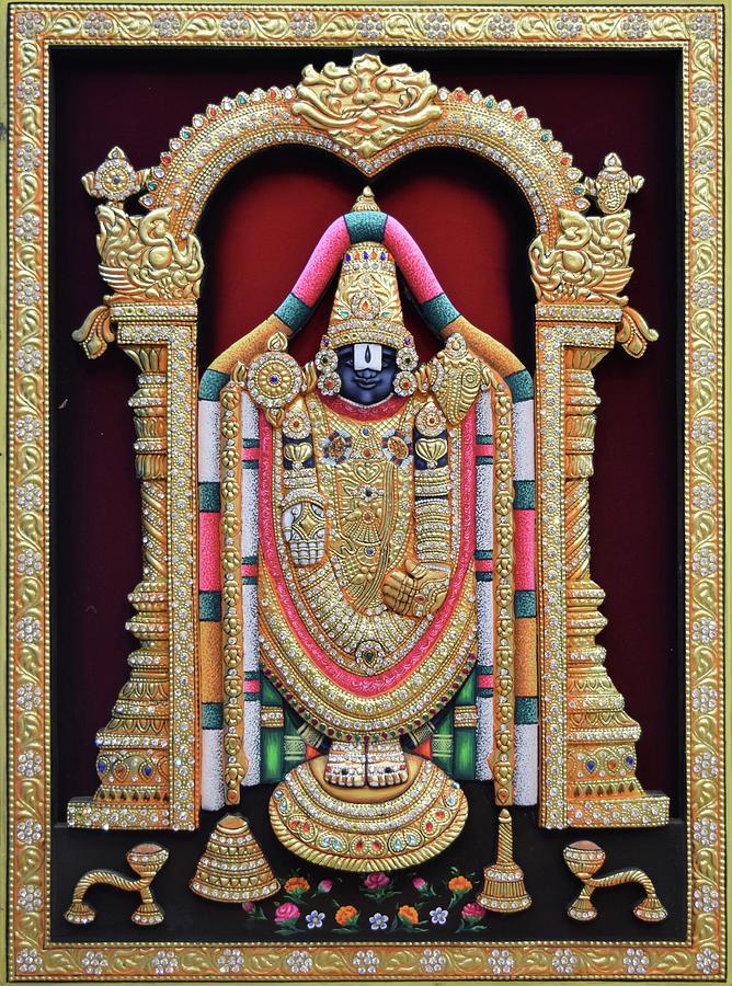 Tirupati balaji Swami Painting by Cloudfoster - Fine Art America