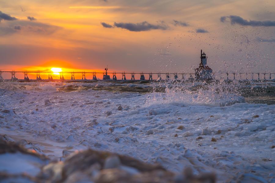 Tiscornia Park Beach Pier Photograph by Molly Pate - Fine Art America