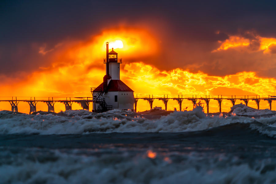 Tiscornia Park Beach Saint Joseph MI Photograph by Molly Pate - Fine ...