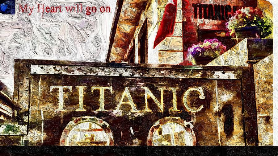 Titanic Mixed Media by Bencasso Barnesquiat