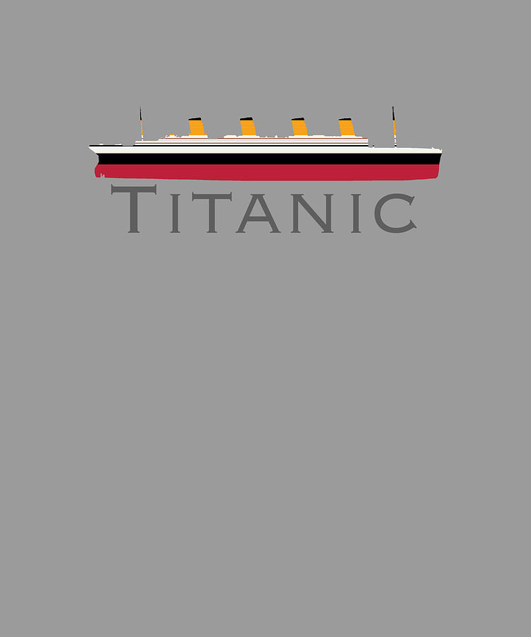 Titanic Graphic travel Painting by Emily Paul | Pixels