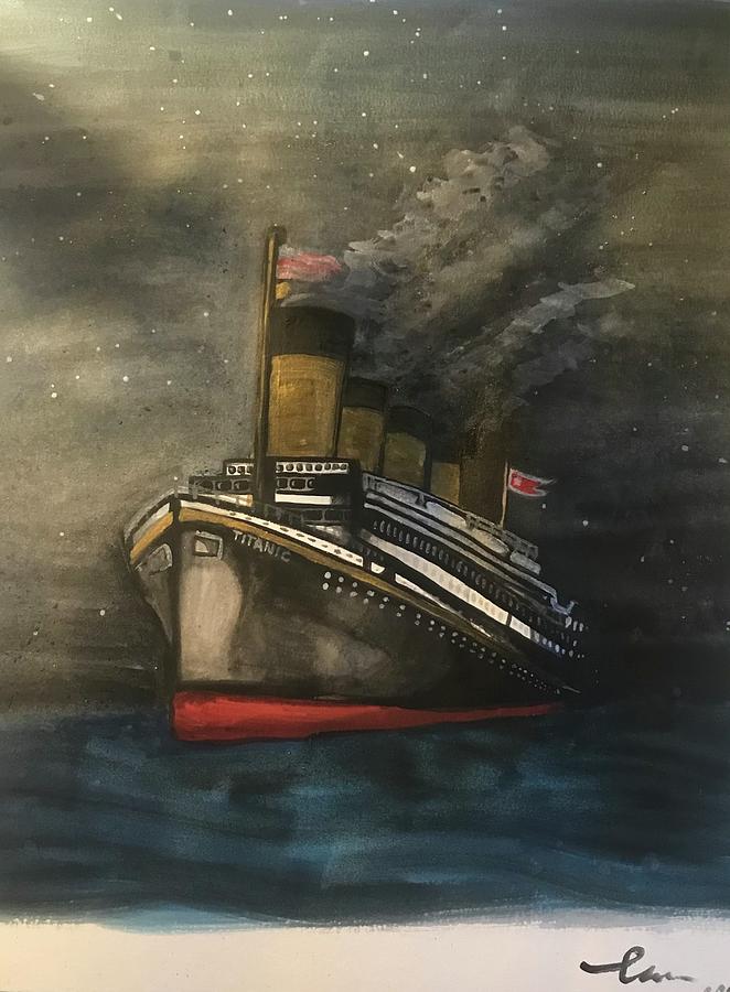 Titanic Painting by Naomi Jones - Fine Art America