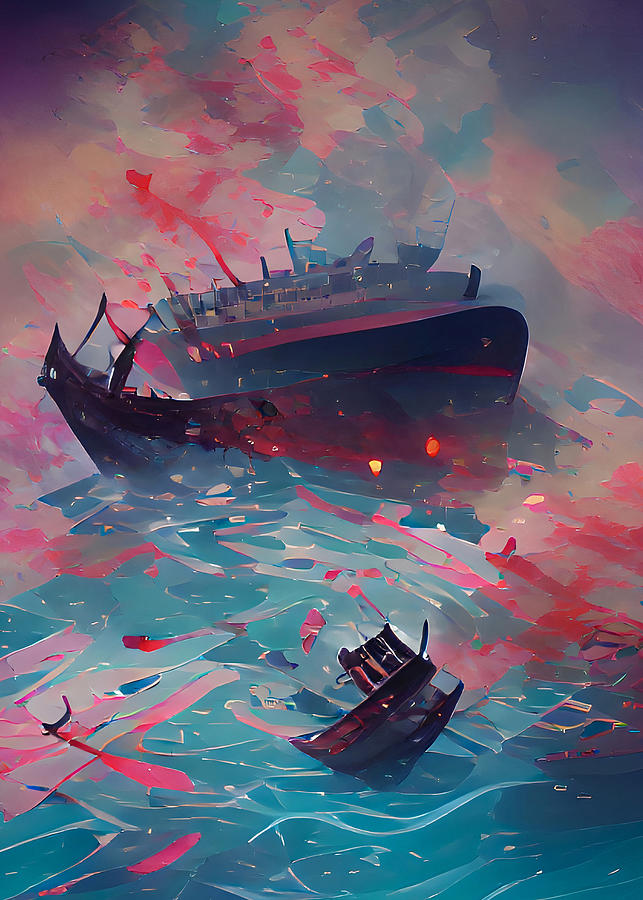 Titanic Painting by Tobasiano Design | Fine Art America