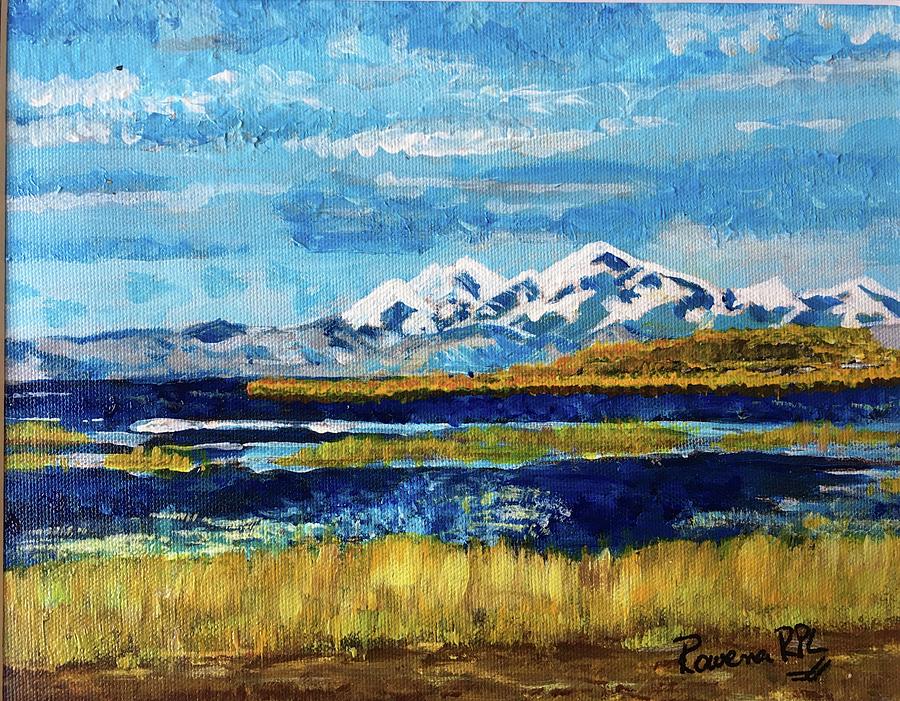 Titicaca Lake Painting by Rowena Rizo-Patron