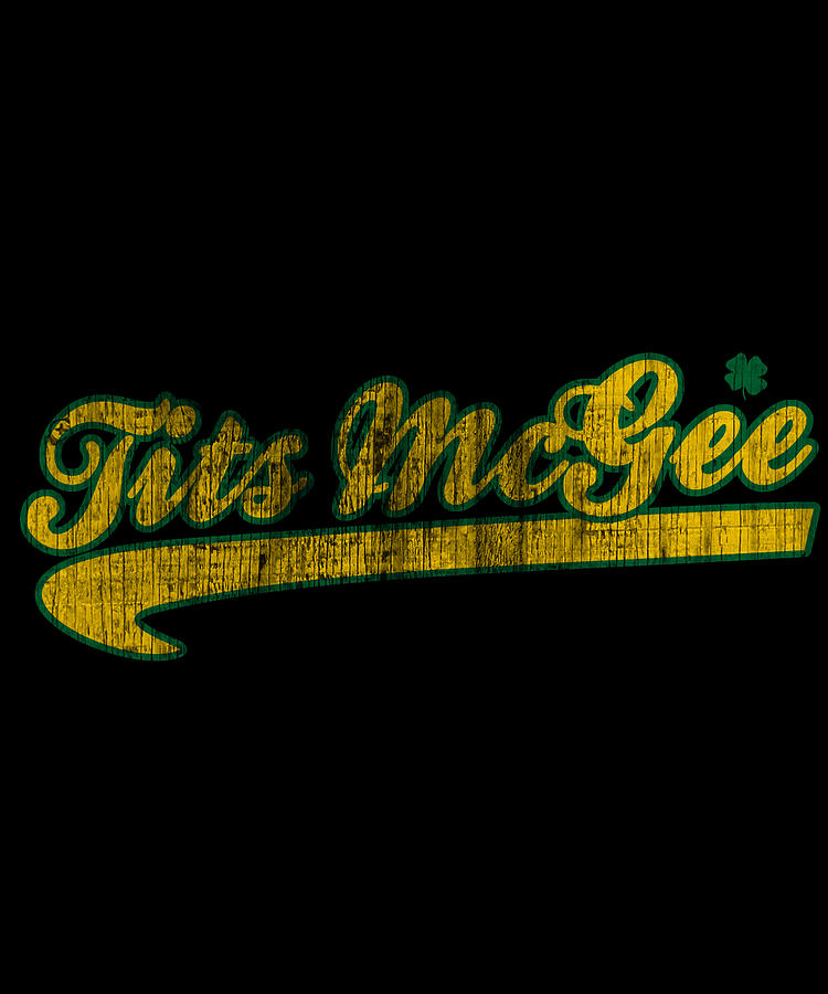 Tits Mcgee Retro Digital Art by Flippin Sweet Gear