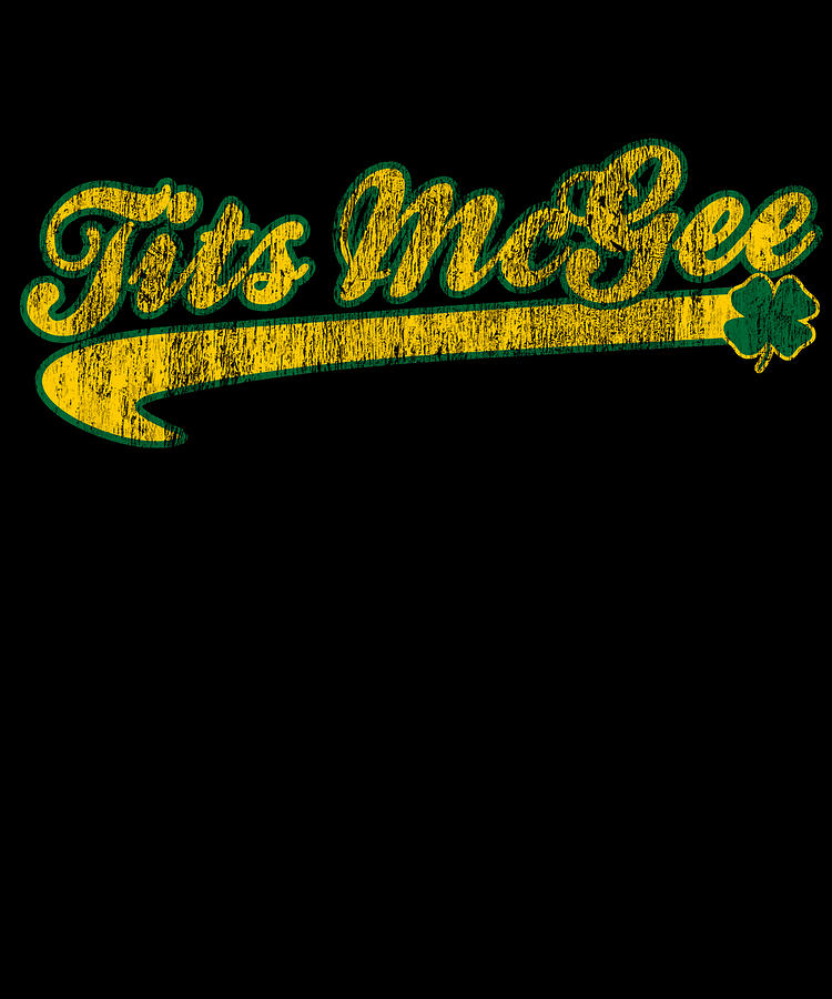 Tits Mcgee St Patricks Day Digital Art by Flippin Sweet Gear