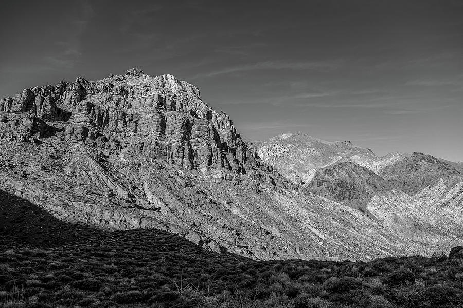 Titus Canyon - Black and White Photograph by Peter Tellone