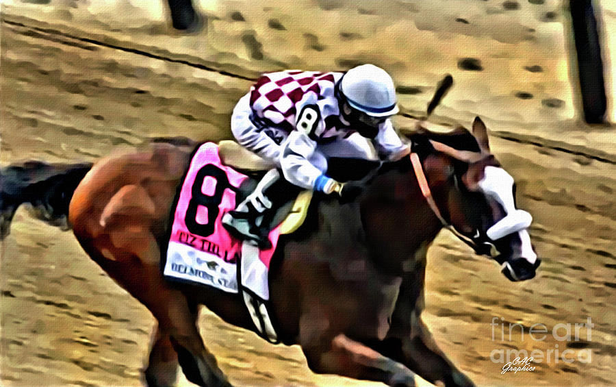 Tiz The Law Wins The Belmont Digital Art by CAC Graphics