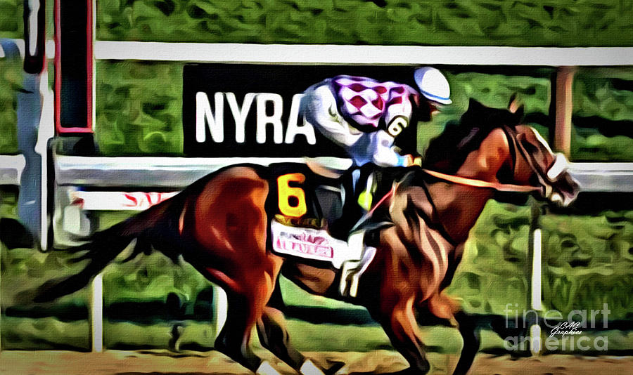 Tiz the Law Wins the Travers 2 Digital Art by CAC Graphics