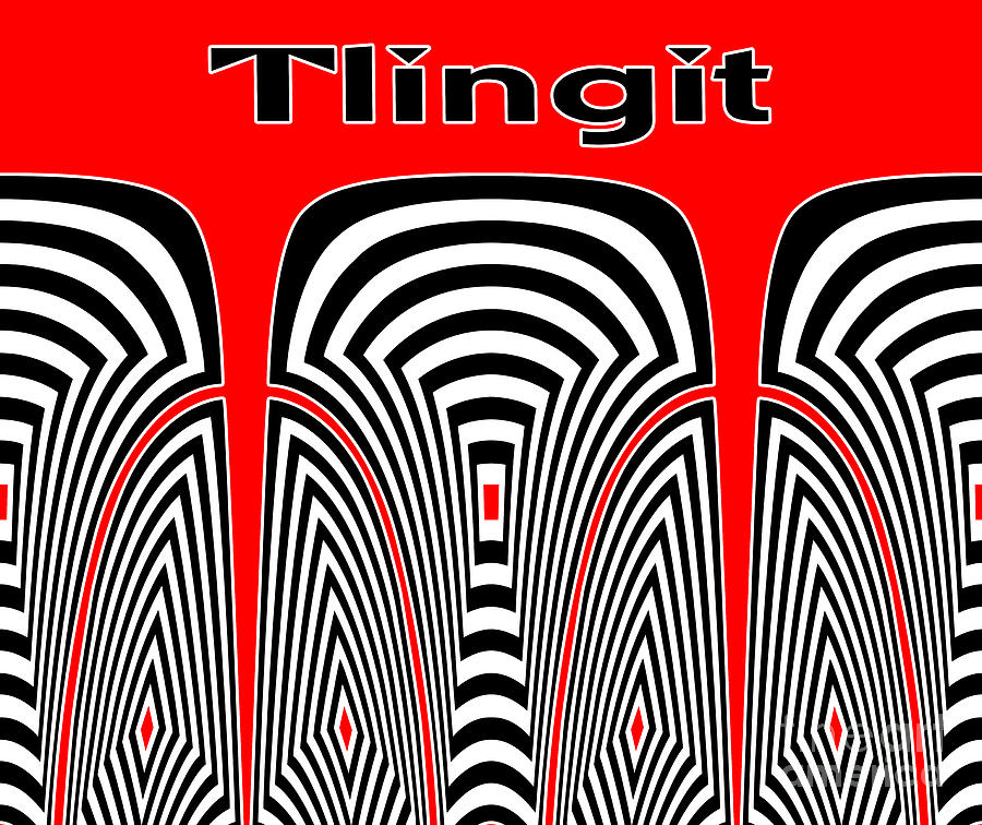 Tlingit Digital Art - Tlingit Tribute by Two Hivelys