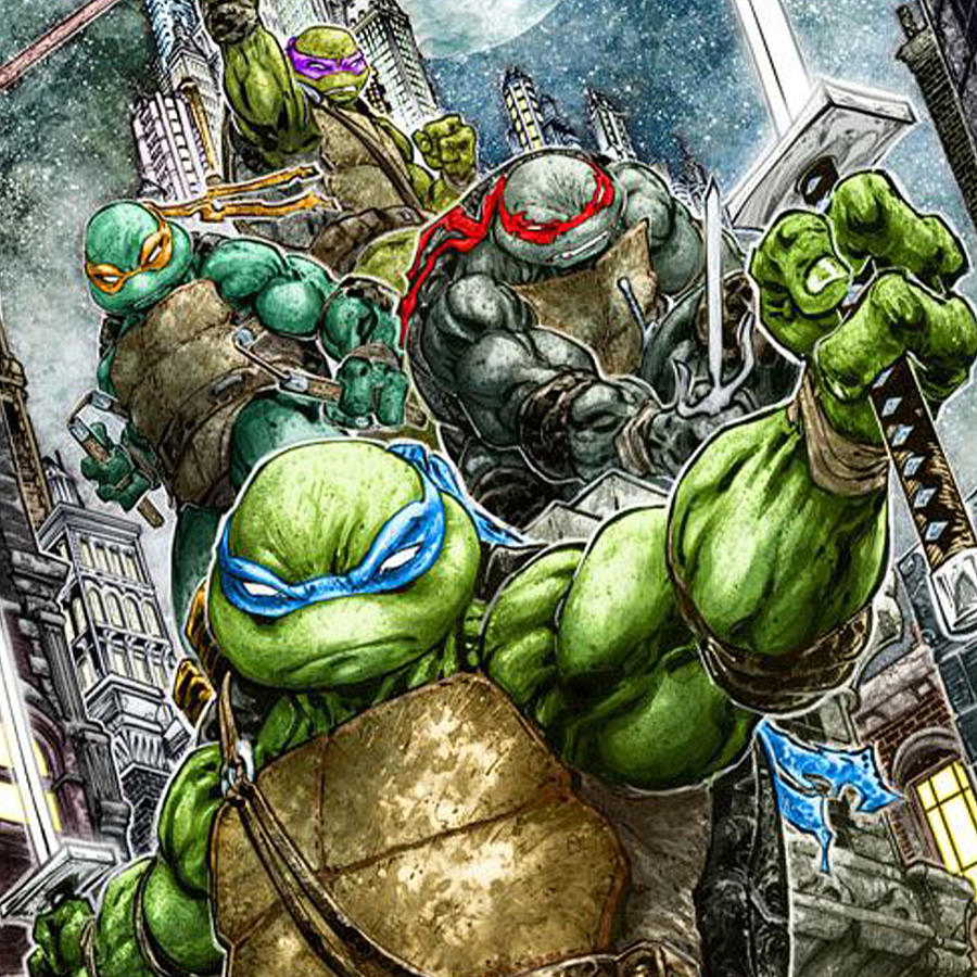 TMNT - Teenage Mutant Ninja Turtles Painting by Hamza Boujid - Pixels