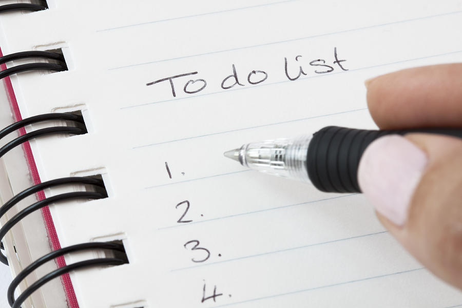 To do list Photograph by Synergee
