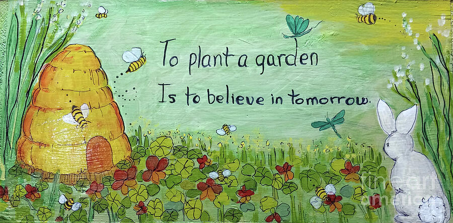 To Plant A Garden Mixed Media by Lee Owenby To Plant A Garden Mixed Media by Lee Owenby