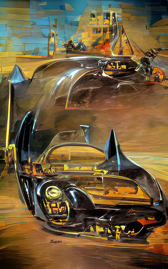 To the Batmobile Robin AI Digital Art by Floyd Snyder