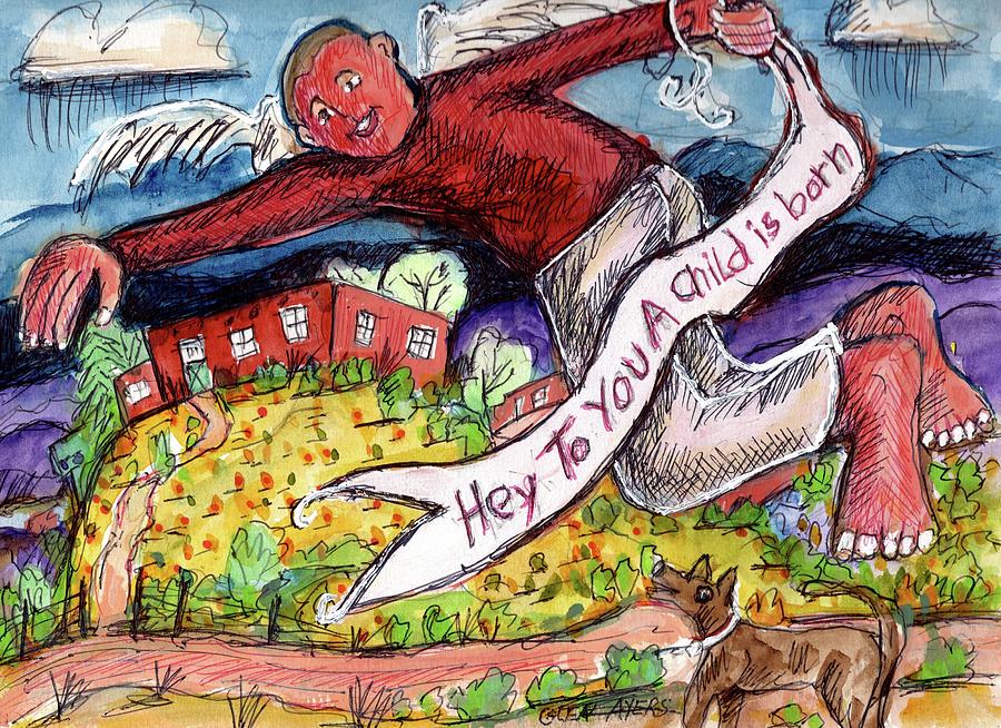 To You A Child is Born Mixed Media by Glen Ayers To You A Child is Born Mixed Media by Glen Ayers