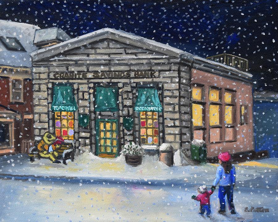 Toad Hall Bookstore, Rockport, MA Painting by Eileen Patten Oliver
