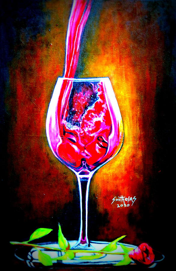 Toast of Love Painting by Olaoluwa Smith