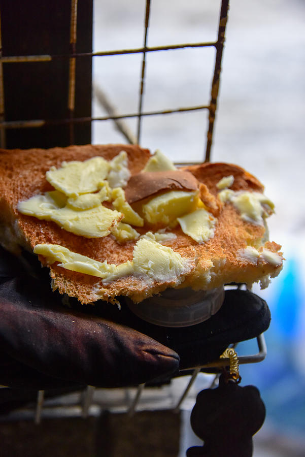Toasted bread with Hokkaido butter Photograph by Sergio Amiti