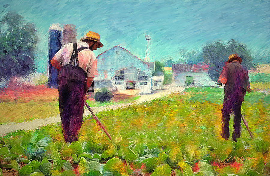 Tobacco Farmers Painting by Joel Smith