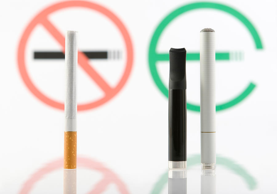 Tobacco or e-cigarette. Photograph by photoL