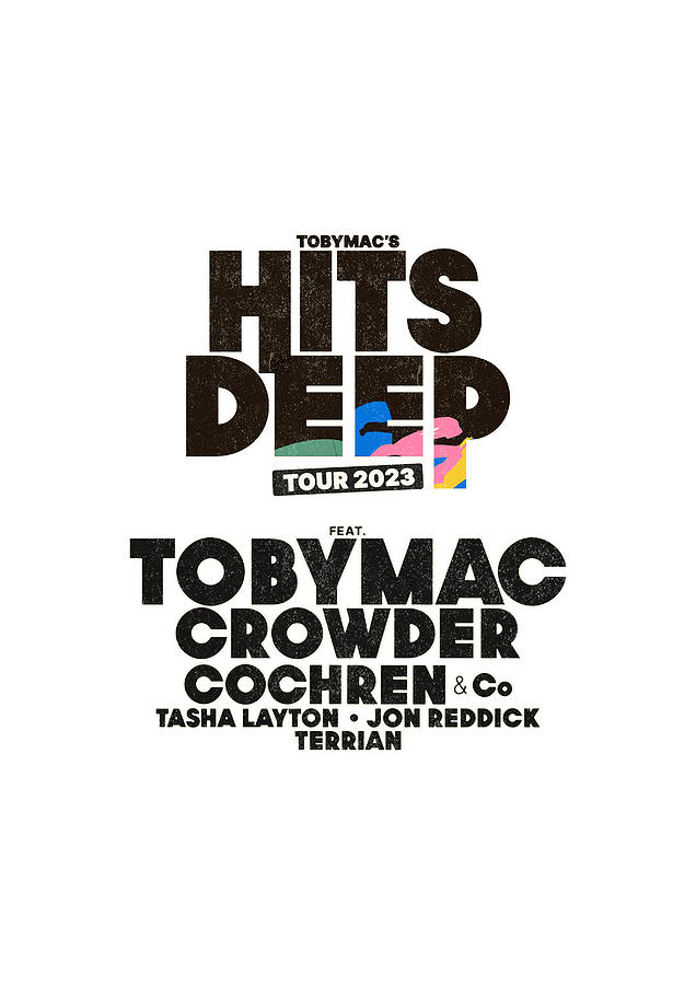 Toby Mac Hits Deep Tour 2023 Sk78 Digital Art by Sarah Kusuma - Fine ...