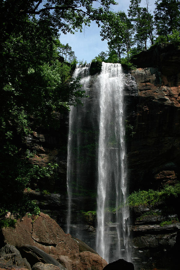 Mountain Photograph - Toccoa Falls in Georgia by Cathy Harper