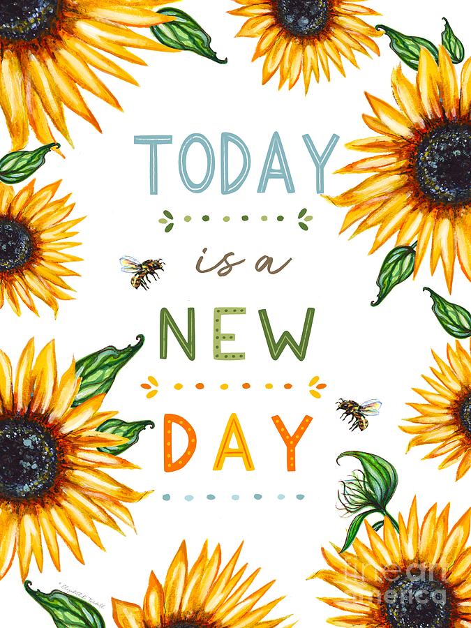 Today Is a New Day Painting by Elizabeth Robinette Tyndall