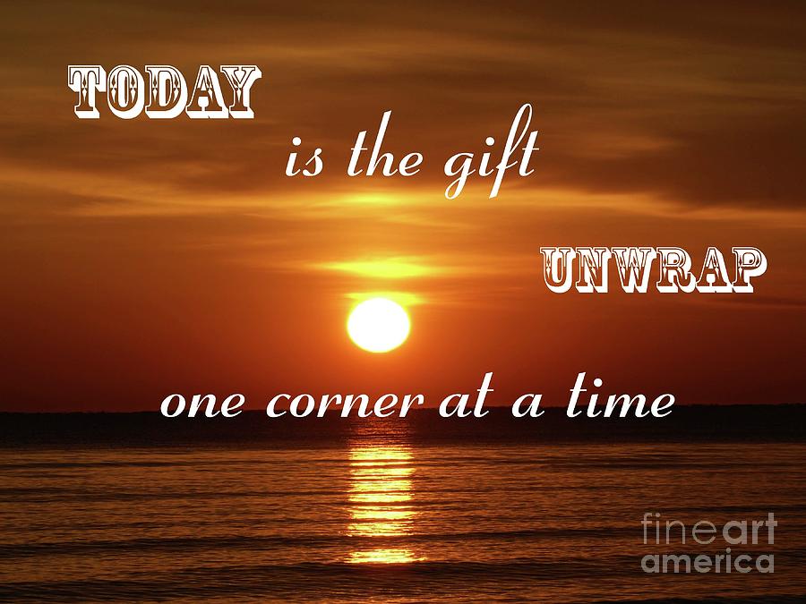 Today is the Gift Photograph by Sharyl Vallone