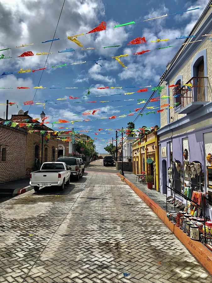 Todos Santos Street Scene Photograph by William Scott Koenig