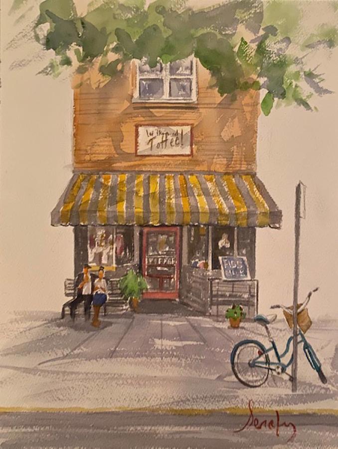 Toffee Shoppe Painting by Scott Serafy