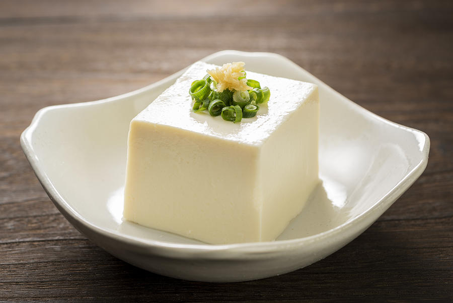 Tofu, and traditional Japanese food. Photograph by Kuppa_rock