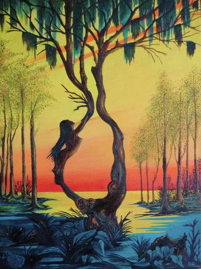 Tree Painting - TOGETHER-Insieme by Daniela Giordano