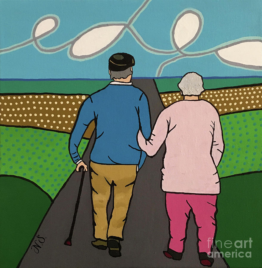 Together Painting by Nina Silver